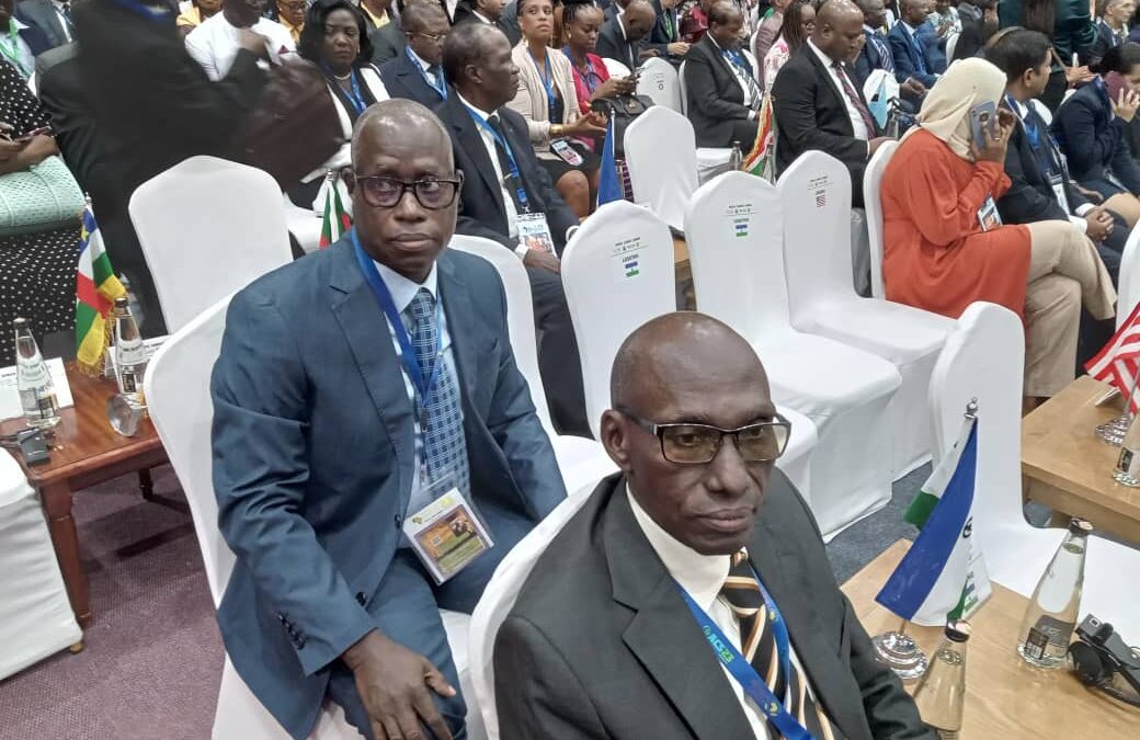 SECRETARIO DE ESTADO DO AMBIENTE E BIODIVERSIDADE DRº ANTONIO SAMBA BALDE PARTICIPA NA CIMEIRA AFRICANA SOBRE CLIMA EM NAIROBI, QUÉNIA