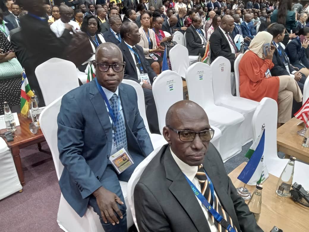 SECRETARIO DE ESTADO DO AMBIENTE E BIODIVERSIDADE DRº ANTONIO SAMBA BALDE PARTICIPA NA CIMEIRA AFRICANA SOBRE CLIMA EM NAIROBI, QUÉNIA