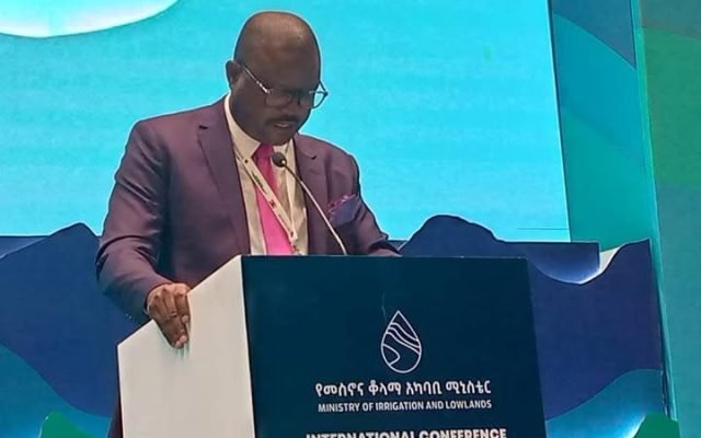 MINISTRO DO AMBIENTE DEFENDE AGRICULTURA IRRIGADA E RESILIÊNCIA CLIMÁTICA EM CONFERÊNCIA INTERNACIONAL EM ADIS ABEDA