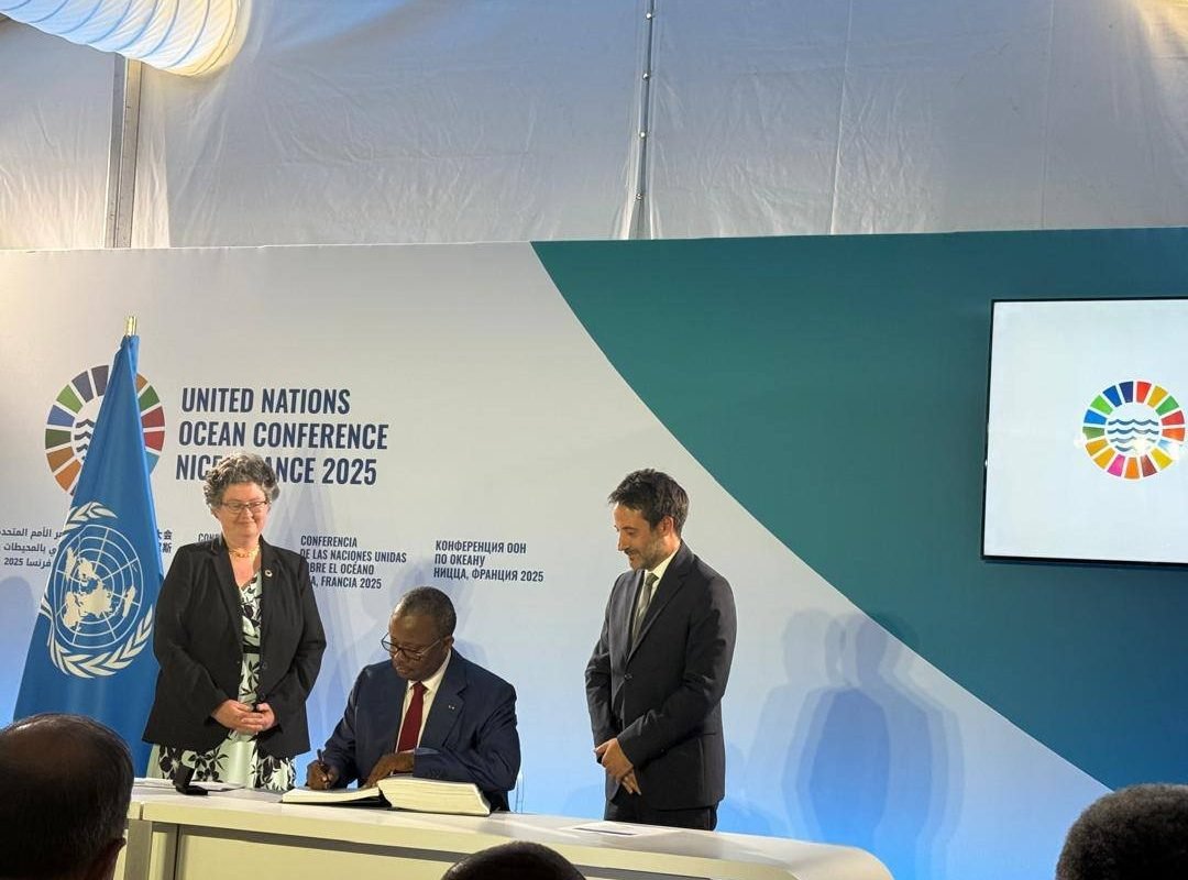 CIMEIRA DO OCEANO: PRESIDENTE GUINEENSE ENFATIZA NECESSIDADE DA PRESERVAÇÃO DOS OCEANOS