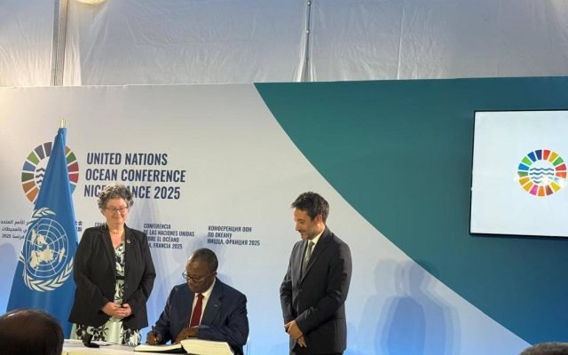 CIMEIRA DO OCEANO: PRESIDENTE GUINEENSE ENFATIZA NECESSIDADE DA PRESERVAÇÃO DOS OCEANOS