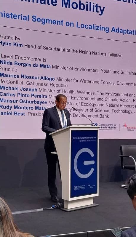 MINISTRO DO AMBIENTE PARTICIPA NO FÓRUM DE MOBILIDADE CLIMÁTICA 2026 EM BERLIM